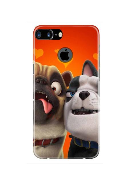 Dog Puppy Mobile Back Case for iPhone 7 Plus Logo Cut  (Design - 350)
