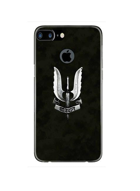 Balidaan Mobile Back Case for iPhone 7 Plus Logo Cut  (Design - 355)