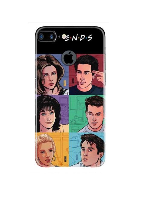 Friends Mobile Back Case for iPhone 7 Plus Logo Cut  (Design - 357)