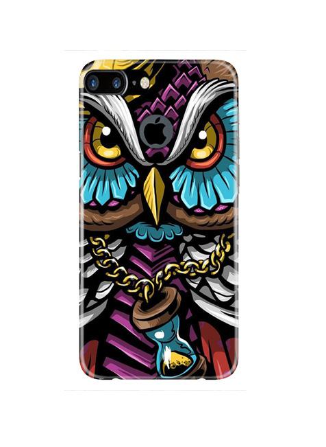 Owl Mobile Back Case for iPhone 7 Plus Logo Cut  (Design - 359)