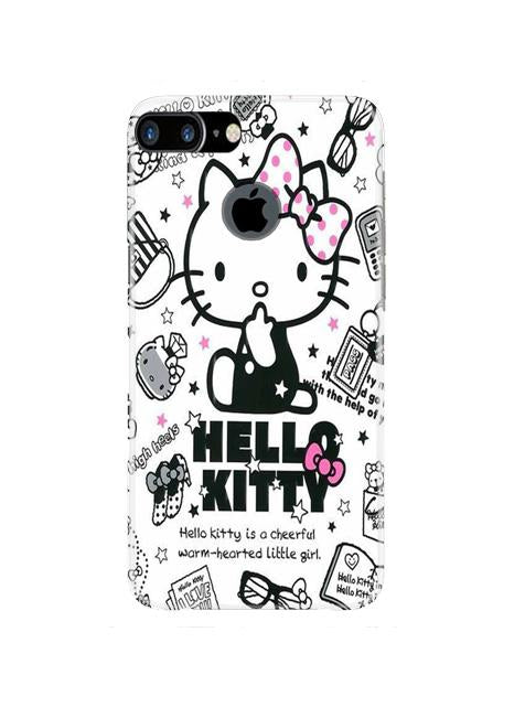 Hello Kitty Mobile Back Case for iPhone 7 Plus Logo Cut  (Design - 361)