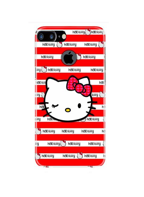 Hello Kitty Mobile Back Case for iPhone 7 Plus Logo Cut  (Design - 364)