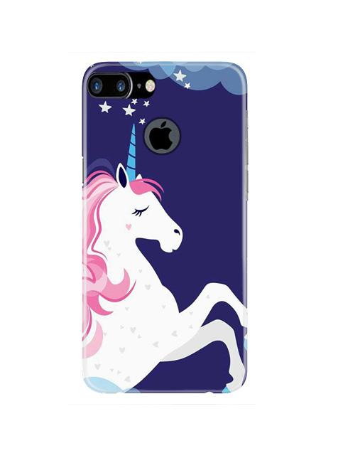 Unicorn Mobile Back Case for iPhone 7 Plus Logo Cut  (Design - 365)