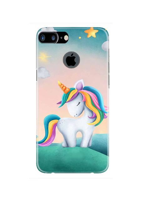 Unicorn Mobile Back Case for iPhone 7 Plus Logo Cut  (Design - 366)
