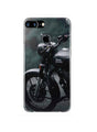 Royal Enfield Mobile Back Case for iPhone 7 Plus Logo Cut  (Design - 380)