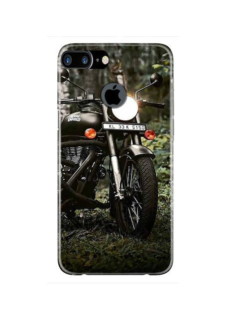 Royal Enfield Mobile Back Case for iPhone 7 Plus Logo Cut  (Design - 384)