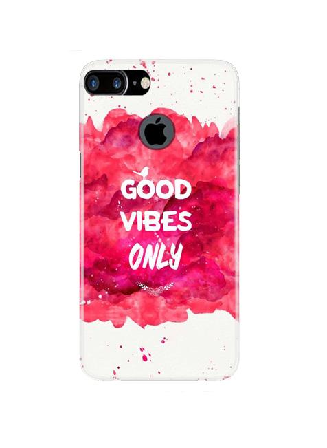 Good Vibes Only Mobile Back Case for iPhone 7 Plus Logo Cut  (Design - 393)
