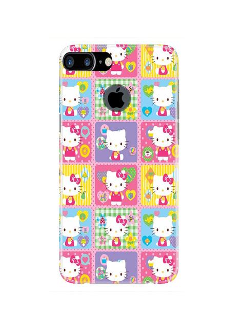 Kitty Mobile Back Case for iPhone 7 Plus Logo Cut  (Design - 400)