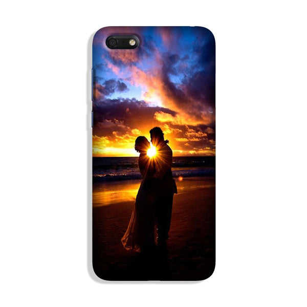 Couple Sea shore Case for Honor 7S