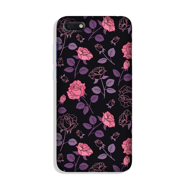Rose Black Background Case for Honor 7S
