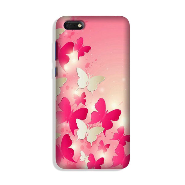 White Pick Butterflies Case for Honor 7S