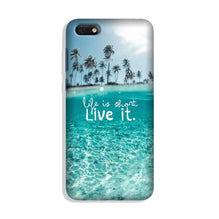Life is short live it Case for Honor 7S