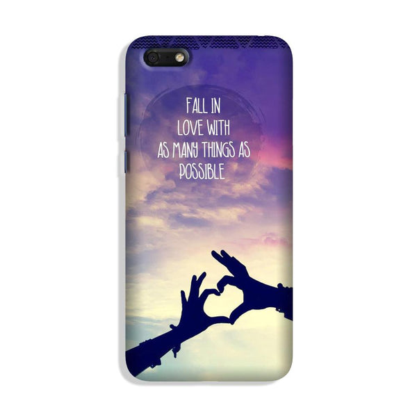 Fall in love Case for Honor 7S