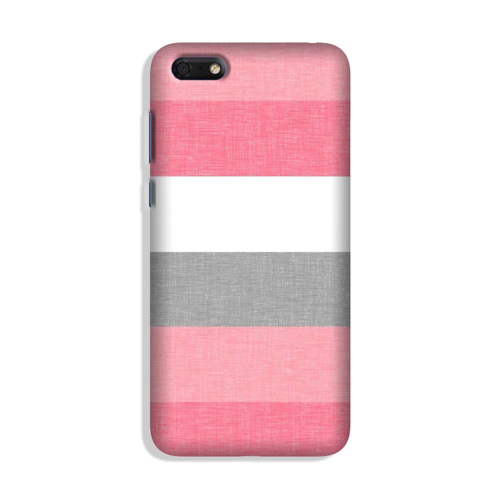 Pink white pattern Case for Honor 7S