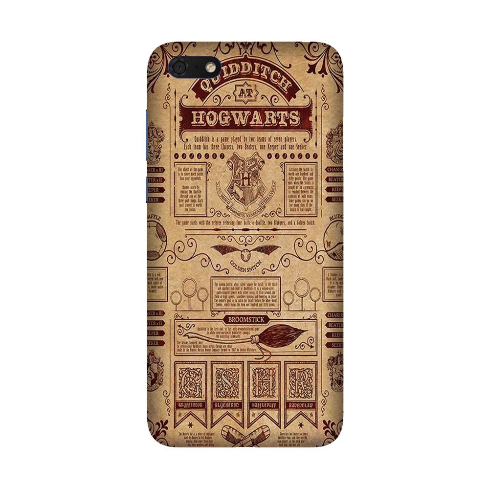 Hogwarts Mobile Back Case for Honor 7S (Design - 304)