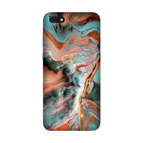 Marble Texture Mobile Back Case for Honor 7S (Design - 309)