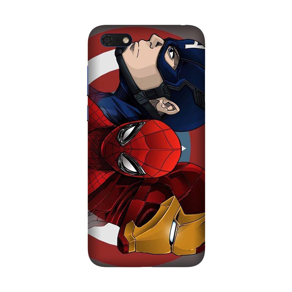 Superhero Mobile Back Case for Honor 7S (Design - 311)