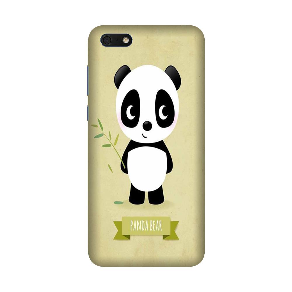 Panda Bear Mobile Back Case for Honor 7S (Design - 317)