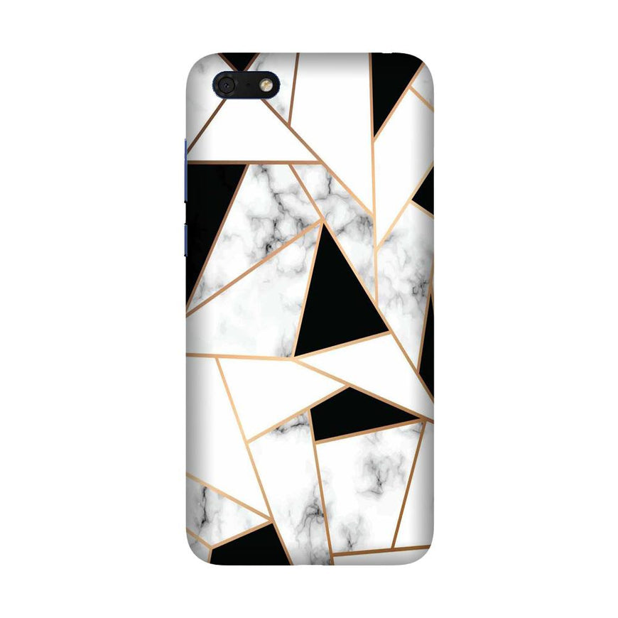 Marble Texture Mobile Back Case for Honor 7S (Design - 322)