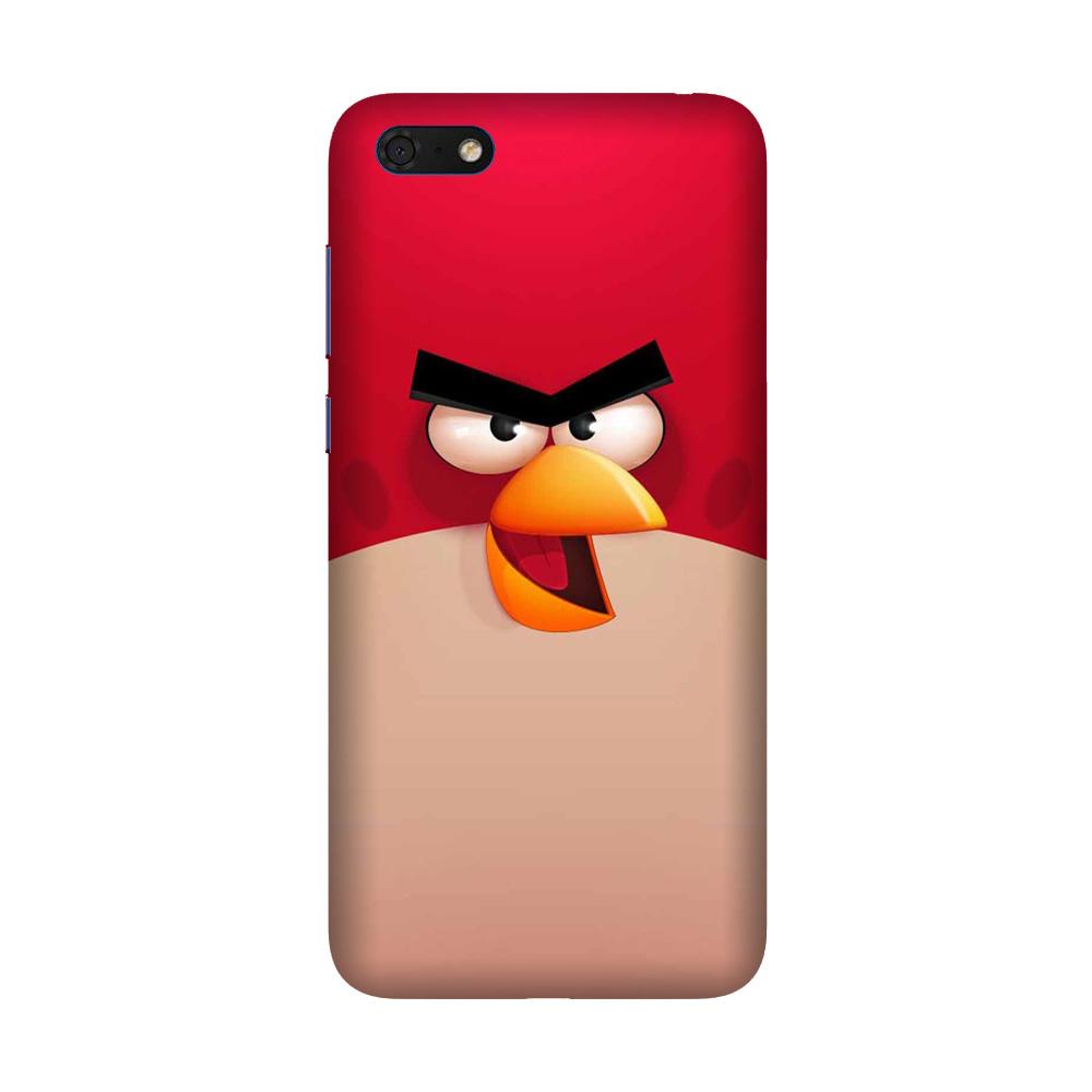 Angry Bird Red Mobile Back Case for Honor 7S (Design - 325)
