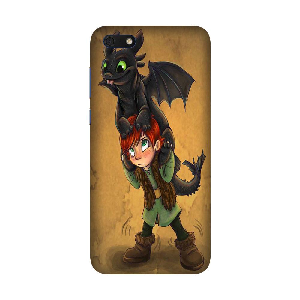 Dragon Mobile Back Case for Honor 7S (Design - 336)