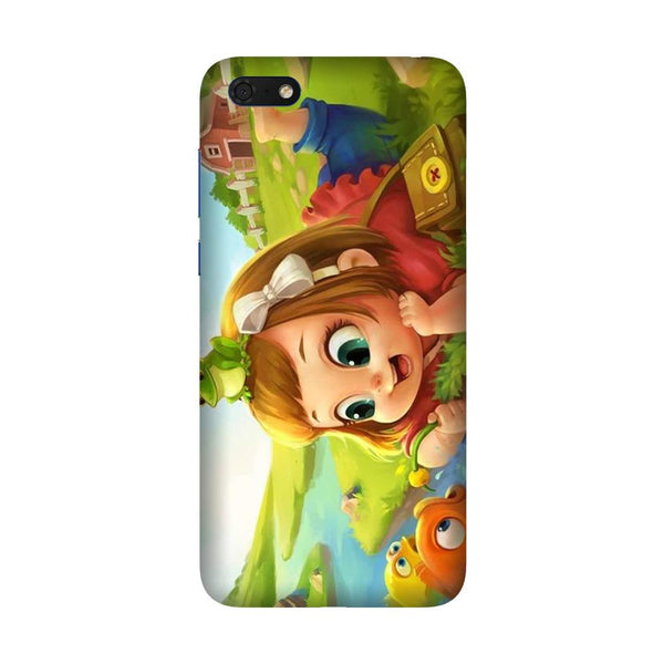 Baby Girl Mobile Back Case for Honor 7S (Design - 339)