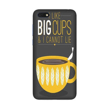 Big Cups Coffee Mobile Back Case for Honor 7S (Design - 352)