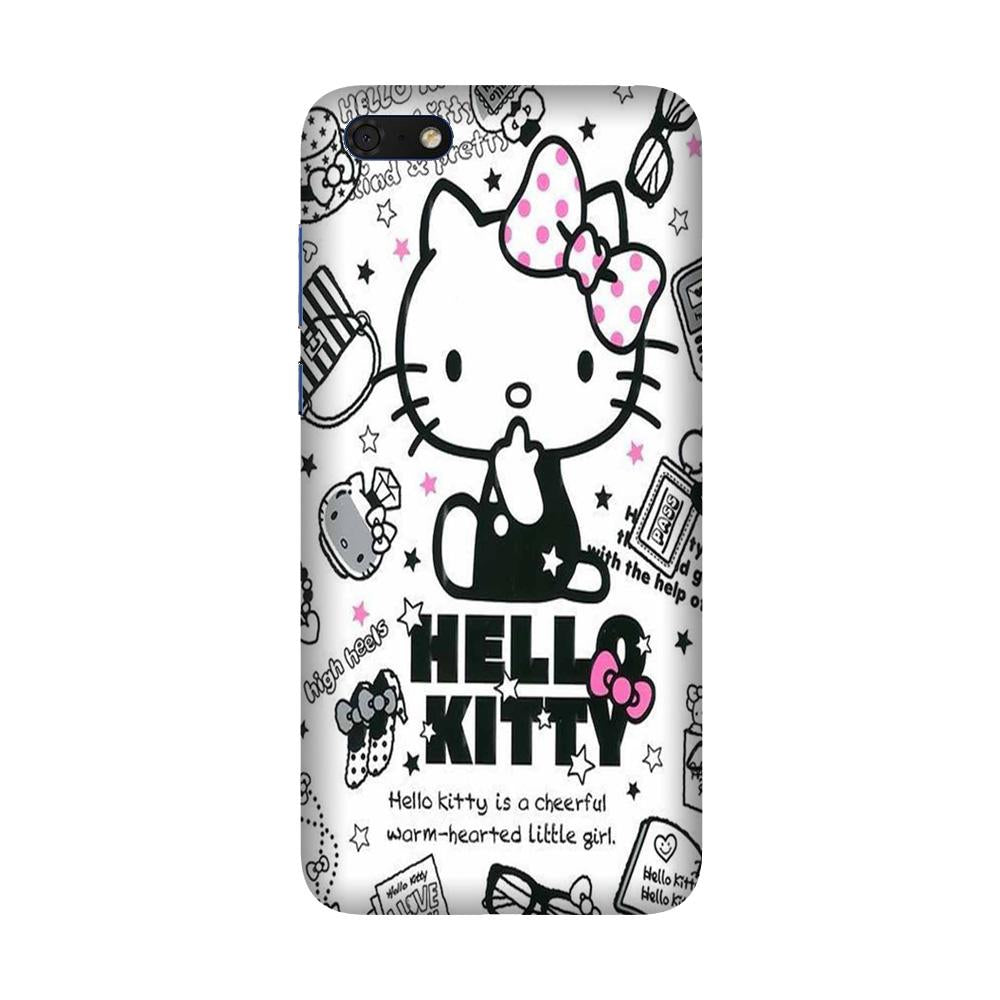 Hello Kitty Mobile Back Case for Honor 7S (Design - 361)
