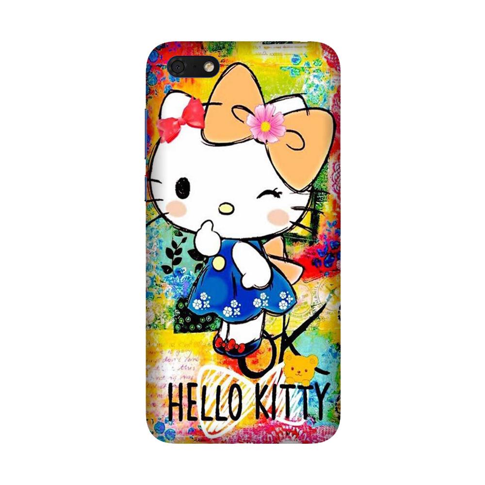 Hello Kitty Mobile Back Case for Honor 7S (Design - 362)