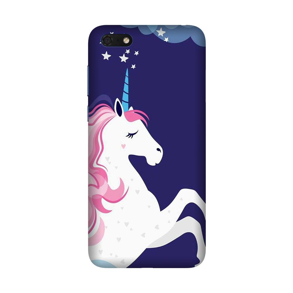 Unicorn Mobile Back Case for Honor 7S (Design - 365)