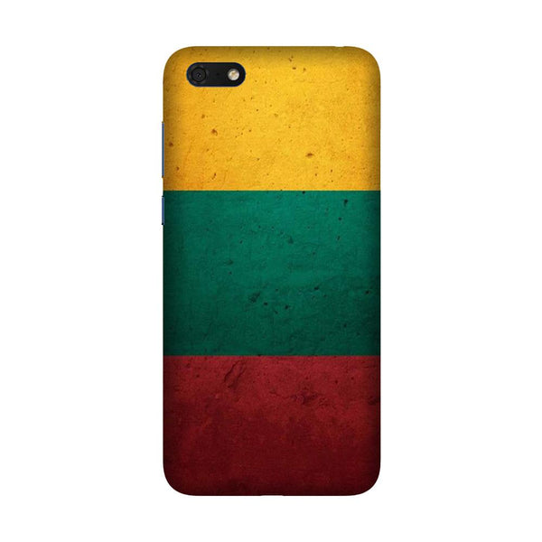 Color Pattern Mobile Back Case for Honor 7S (Design - 374)