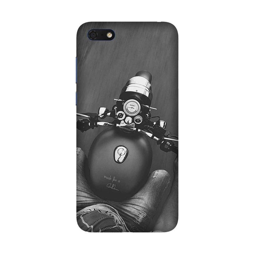 Royal Enfield Mobile Back Case for Honor 7S (Design - 382)
