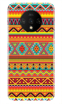 Zigzag line pattern Mobile Back Case for OnePlus 7T (Design - 4)