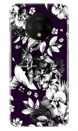 white flowers Case for OnePlus 7T