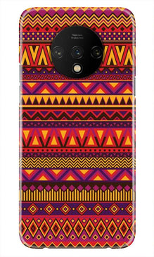 Zigzag line pattern2 Mobile Back Case for OnePlus 7T (Design - 10)