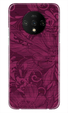 Purple Backround Mobile Back Case for OnePlus 7T (Design - 22)