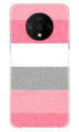 Pink white pattern Case for OnePlus 7T