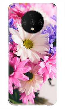 Coloful Daisy Mobile Back Case for OnePlus 7T (Design - 73)