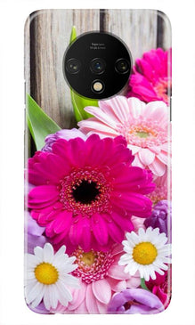 Coloful Daisy2 Mobile Back Case for OnePlus 7T (Design - 76)