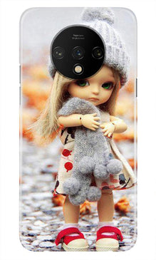 Cute Doll Mobile Back Case for OnePlus 7T (Design - 93)