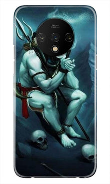 Lord Shiva Mahakal2 Mobile Back Case for OnePlus 7T (Design - 98)