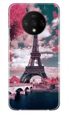 Eiffel Tower Mobile Back Case for OnePlus 7T  (Design - 101)