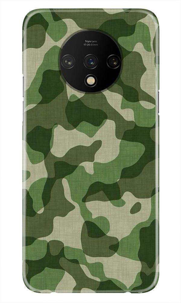 Army Camouflage Case for OnePlus 7T  (Design - 106)