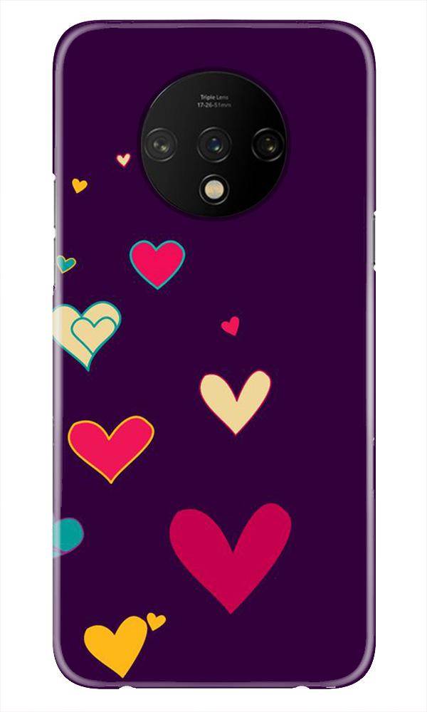 Purple Background Case for OnePlus 7T  (Design - 107)