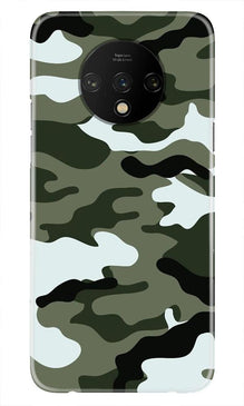 Army Camouflage Mobile Back Case for OnePlus 7T  (Design - 108)