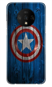 Captain America Superhero Mobile Back Case for OnePlus 7T  (Design - 118)