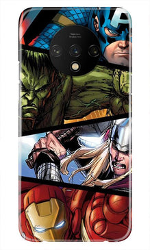 Avengers Superhero Mobile Back Case for OnePlus 7T  (Design - 124)