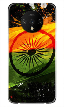 Indian Flag Mobile Back Case for OnePlus 7T  (Design - 137)