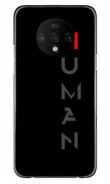 Human Mobile Back Case for OnePlus 7T  (Design - 141)