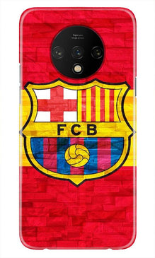 FCB Football Mobile Back Case for OnePlus 7T  (Design - 174)